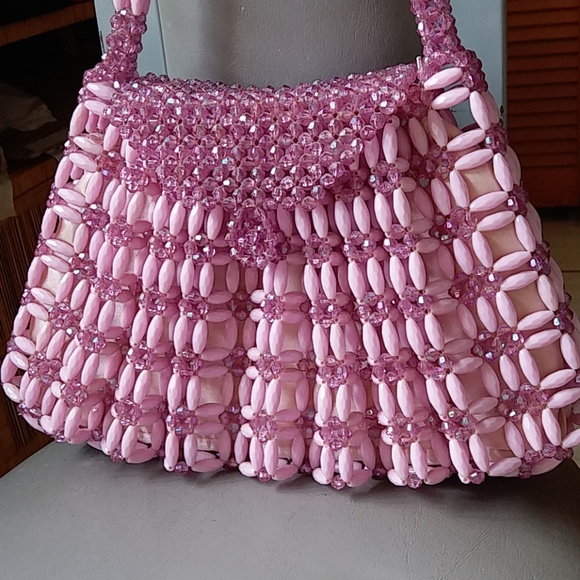 Gorgeous Hancrafted Beads Party Purse - Picture 3 of 8